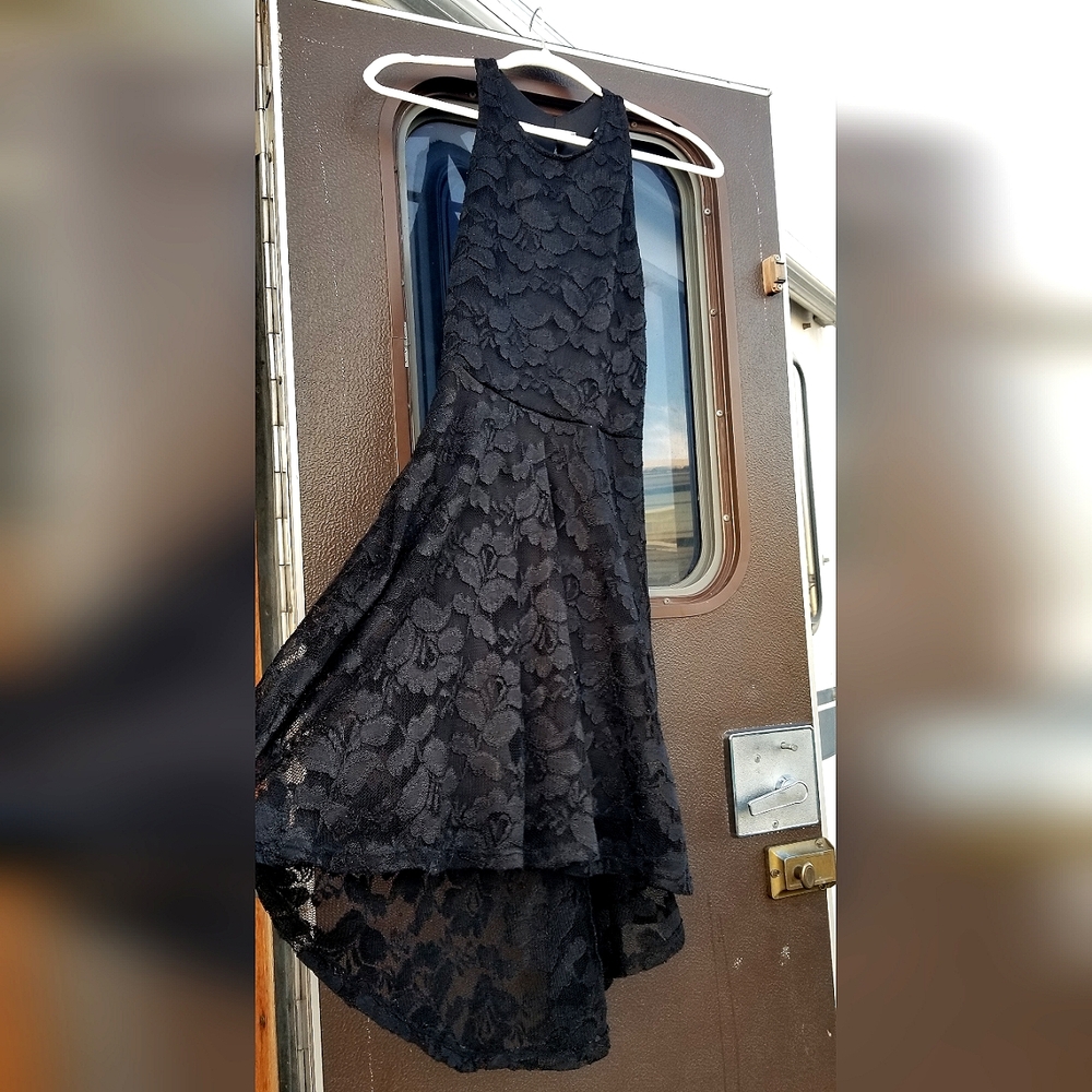 Lacy Black Dress